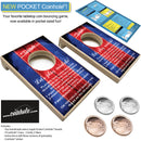Red & Blue Official POCKET Coinhole® (Closeout)