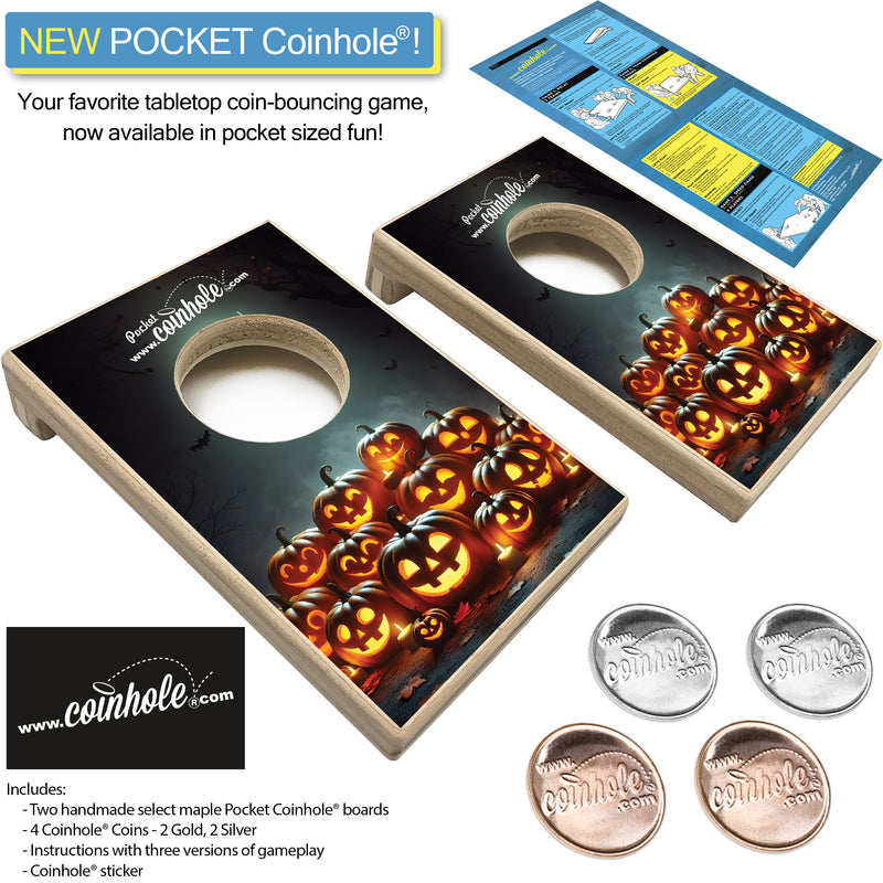Jack-O-Lantern POCKET Coinhole®