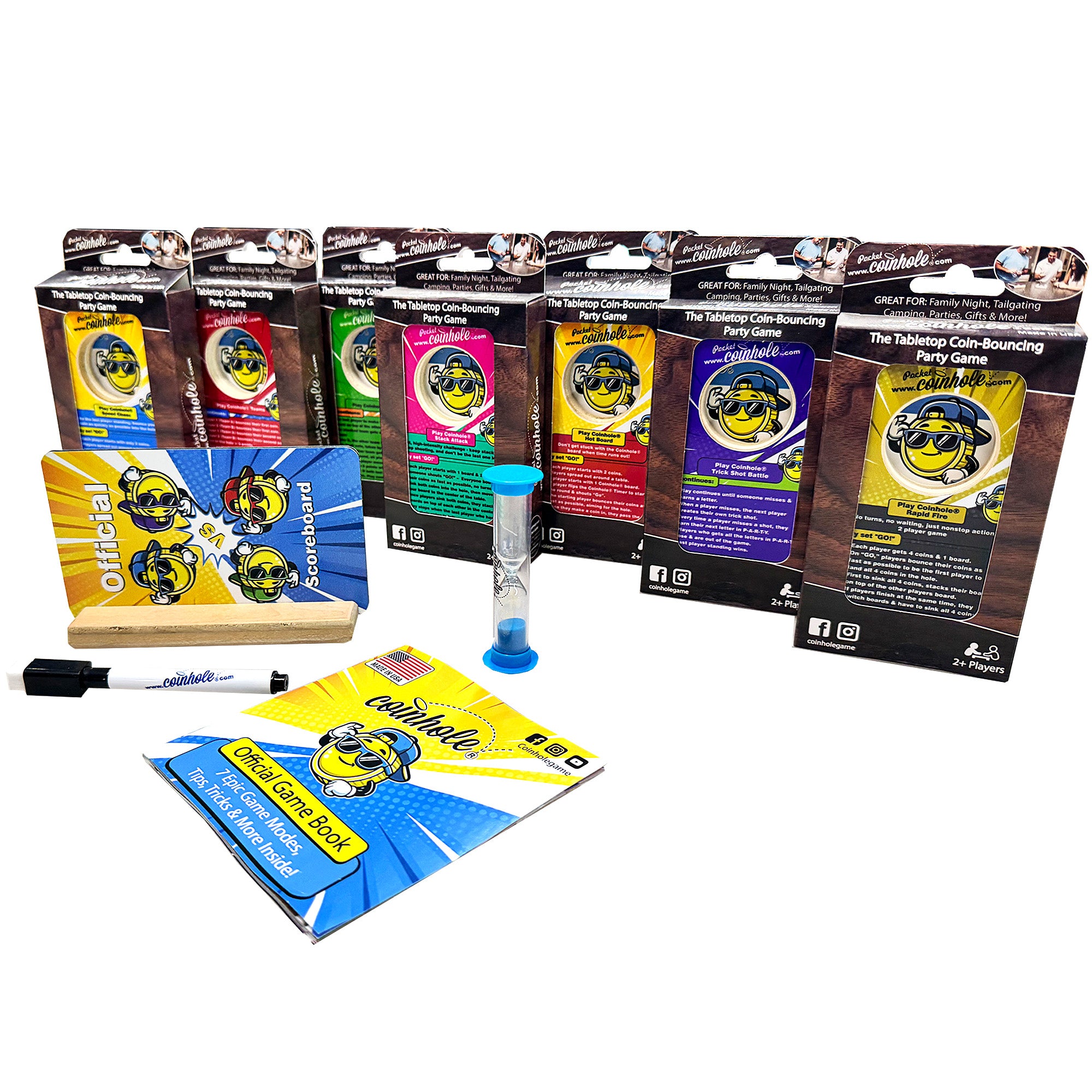 Master Pack Coinhole® - 7 ways to play complete set