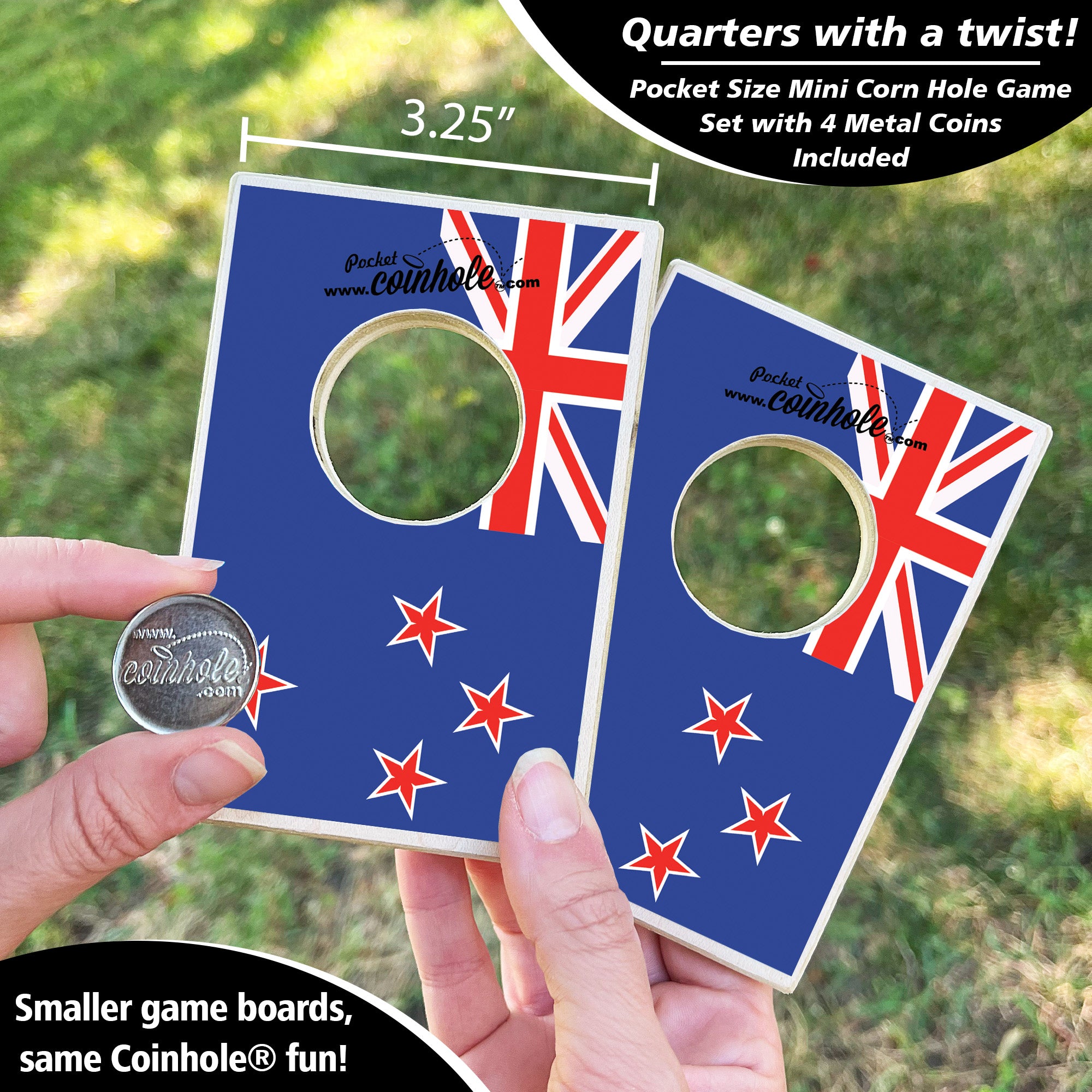 New Zealand Flag Coinhole®