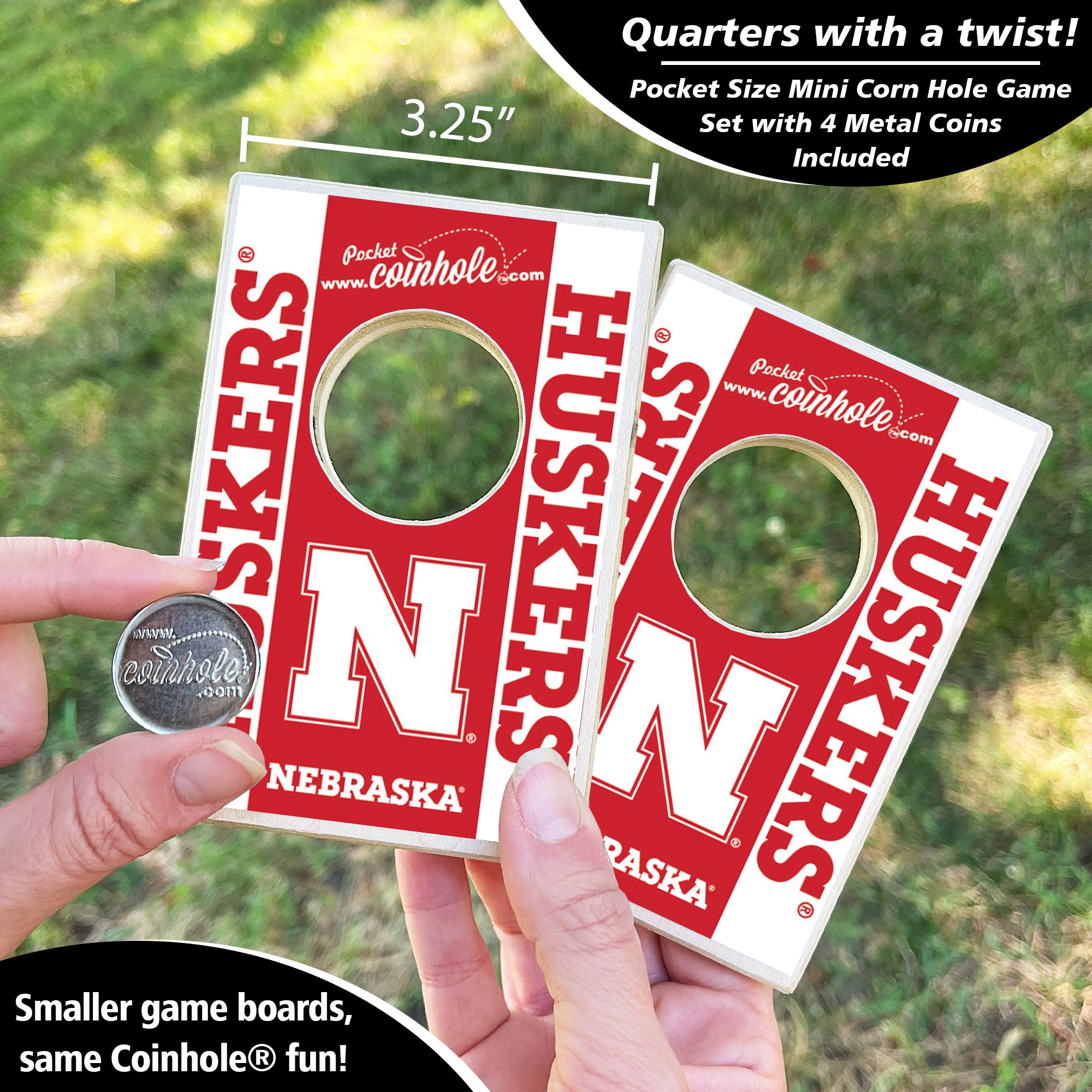 Nebraska Huskers Coinhole®
