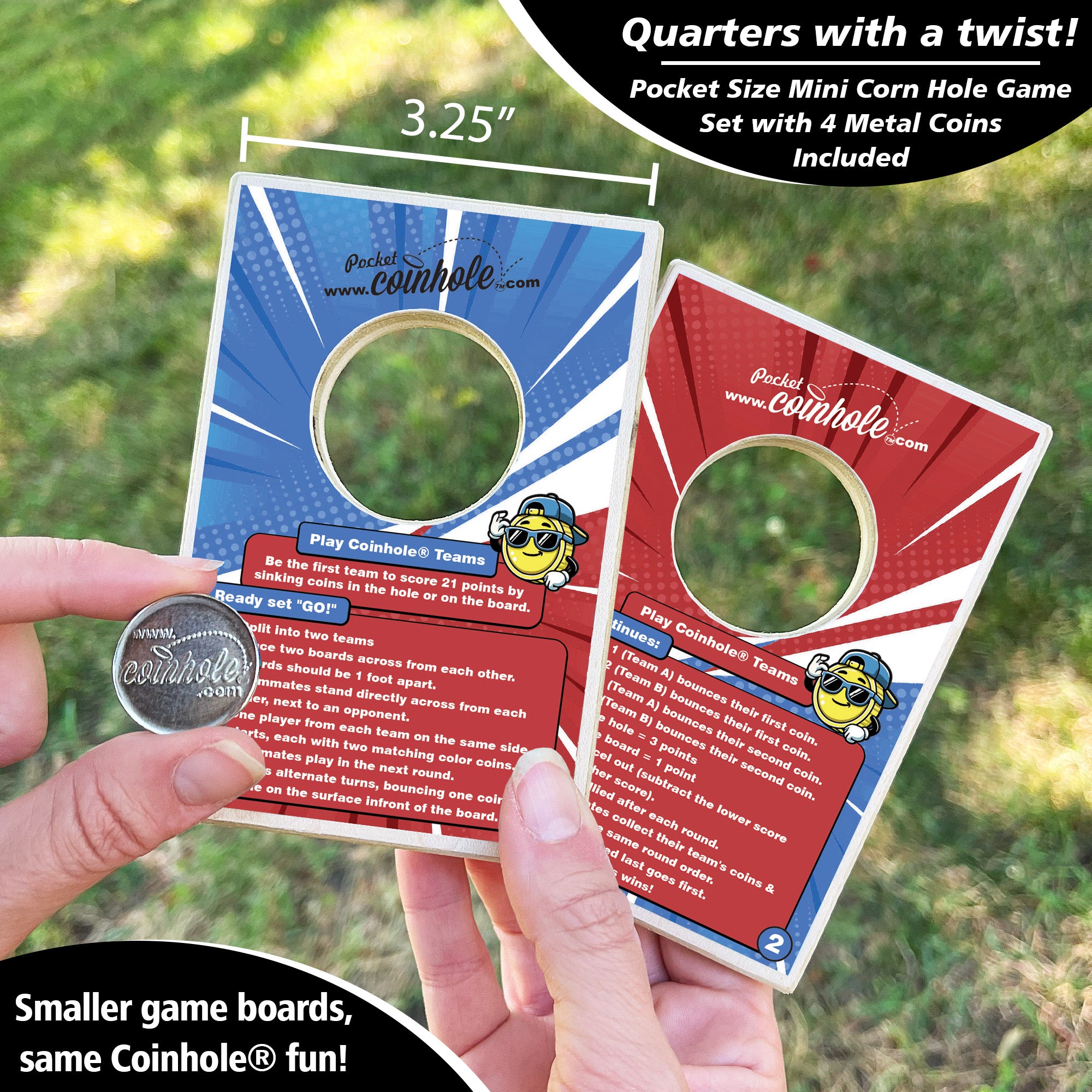 Official Teams Rules POCKET Coinhole®