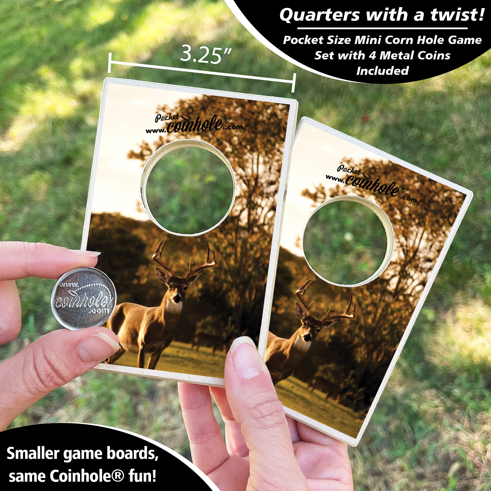 White Tail Deer Coinhole®
