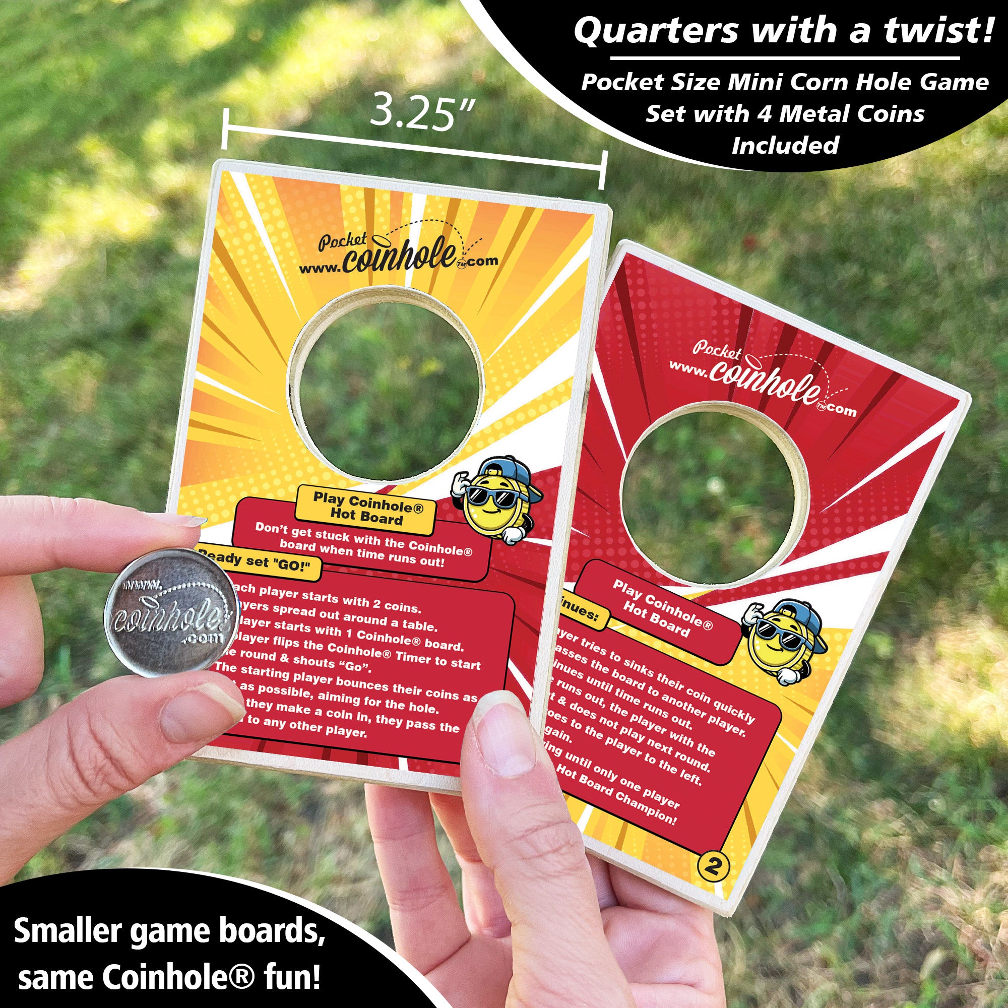 Official Hot Board Rules POCKET Coinhole®