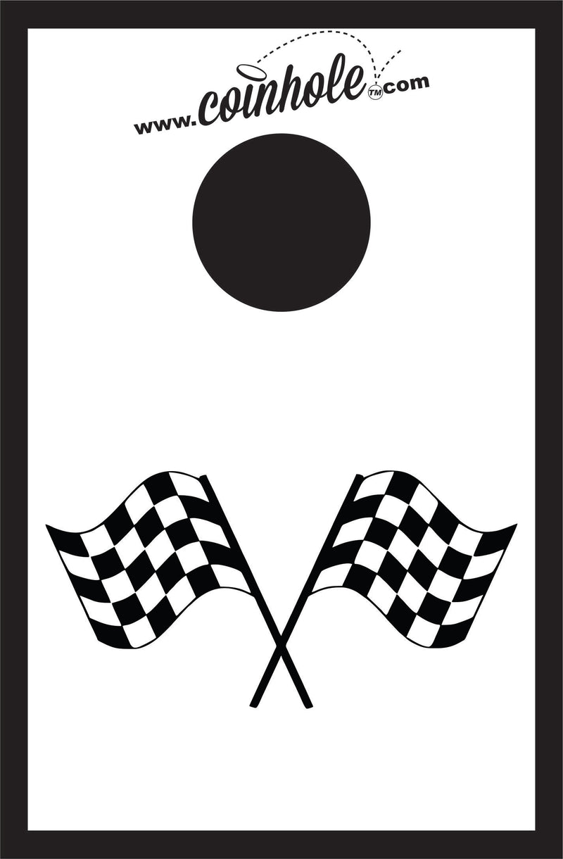 Racing Flag Coinhole® Tabletop Game Set