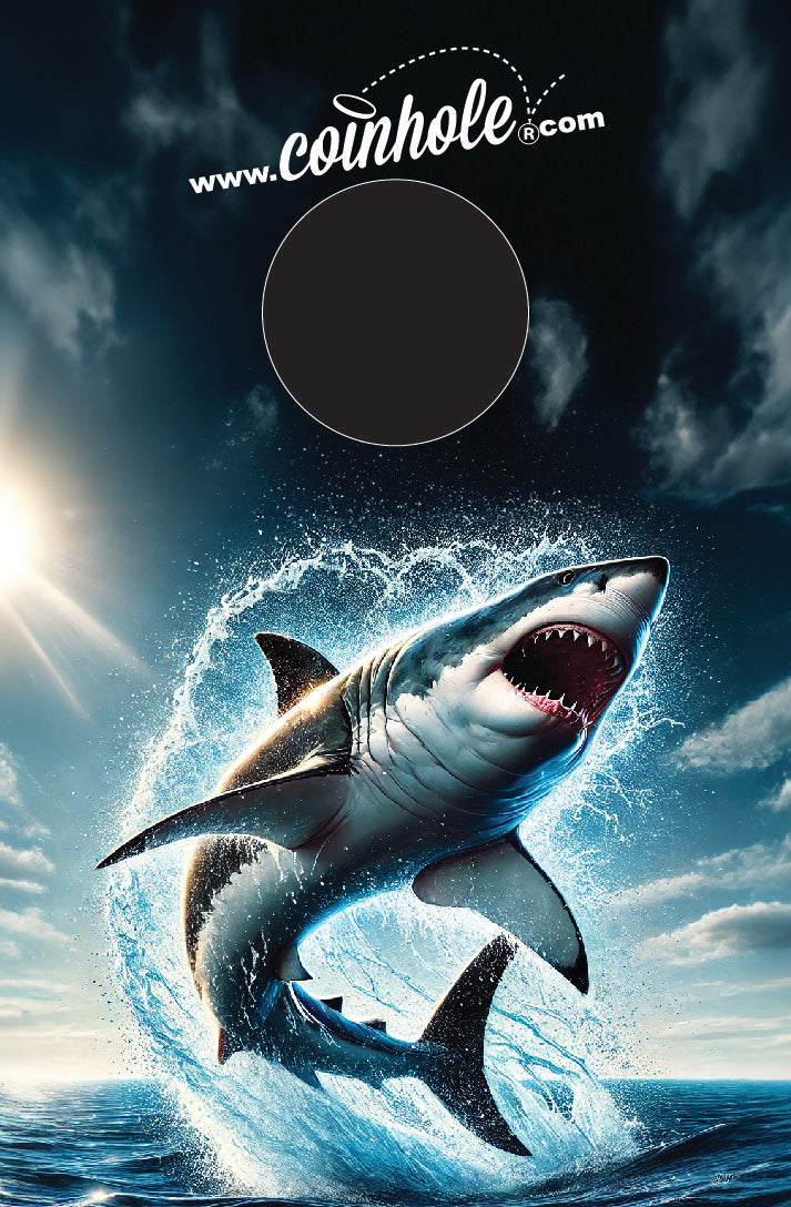 Shark Bite Coinhole® Tabletop Game Set