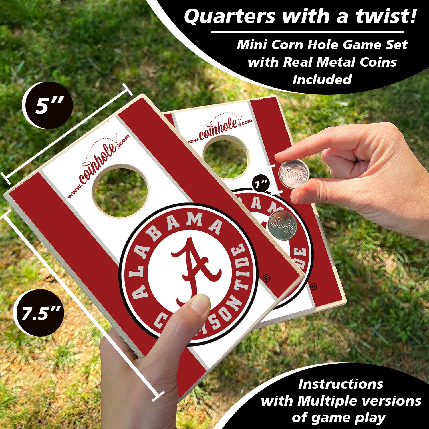 Alabama Crimson Tide Coinhole®