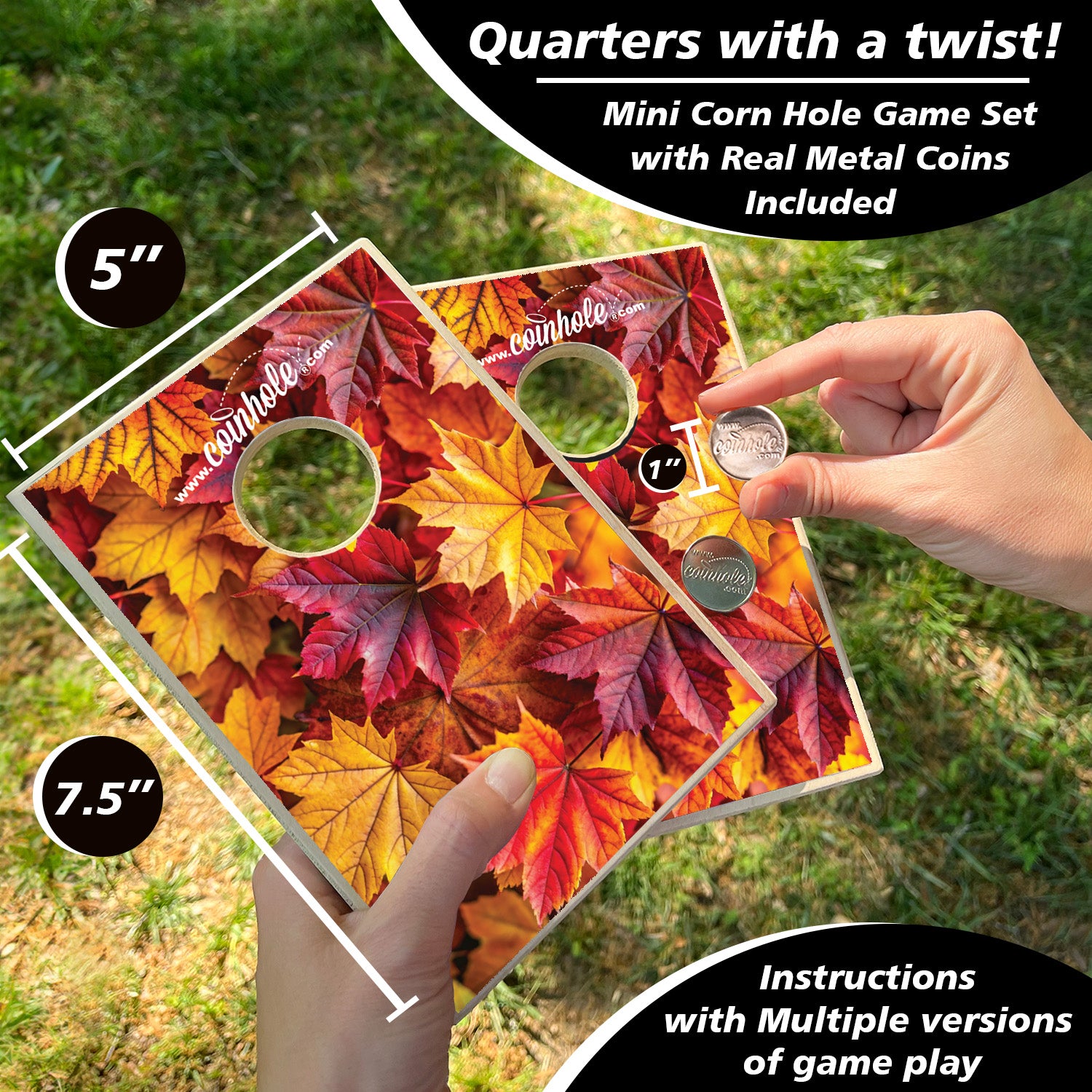 Fall Leaves Coinhole®