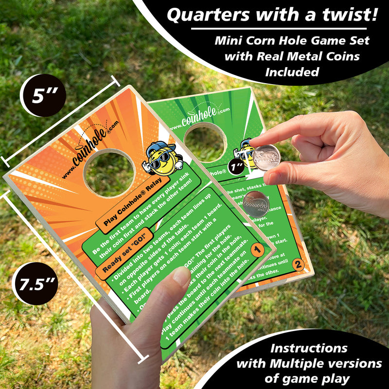 Official Relay Coinhole® Tabletop Game Set