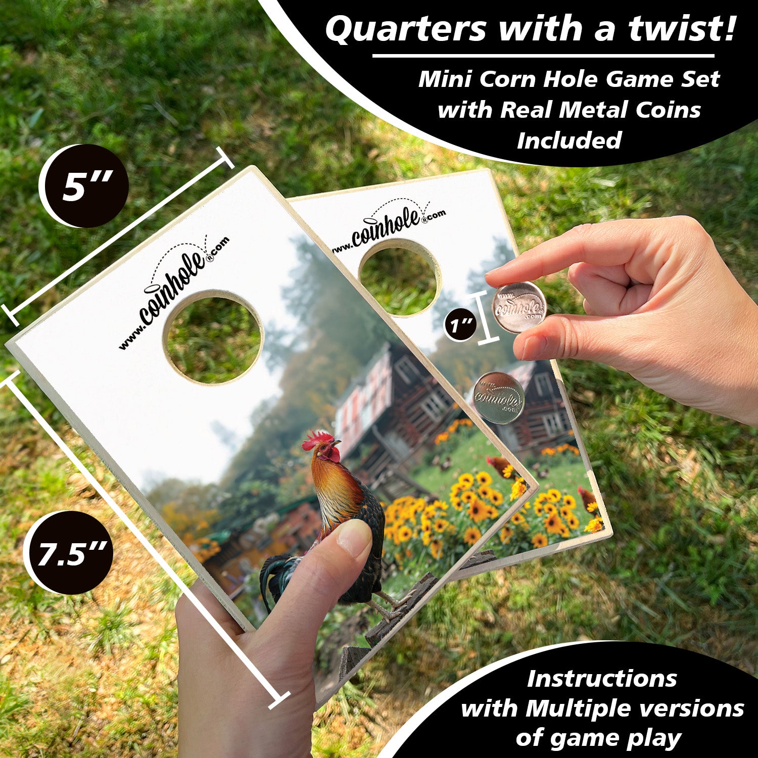 Rooster Coinhole®