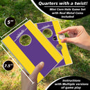 Yellow and Purple Stripe Coinhole®