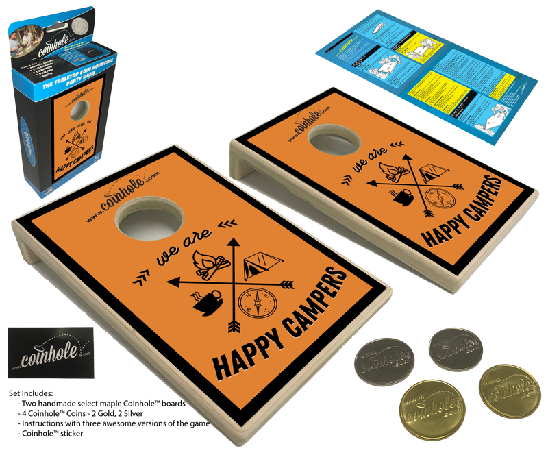 Happy Campers Coinhole® Tabletop Game Set
