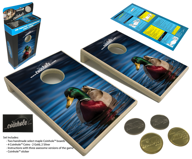 Mallard Duck Coinhole® Tabletop Game Set