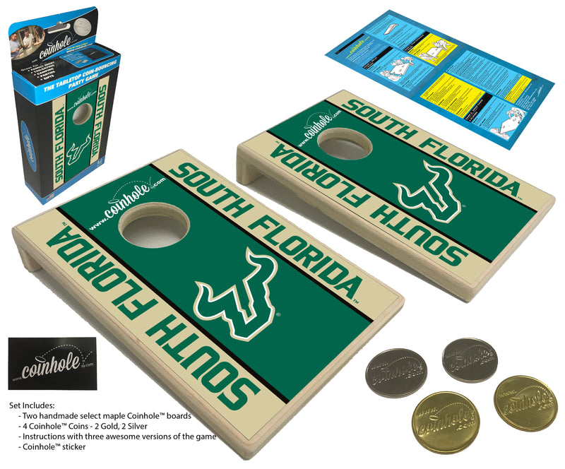 University of South Florida Coinhole® Tabletop Game Set