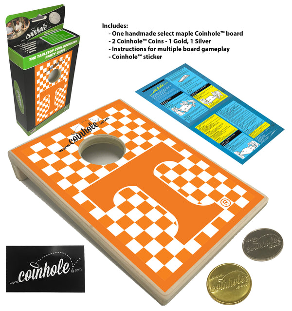 University of Tennessee at Knoxville Coinhole® Board