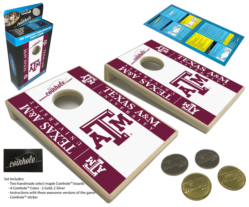 Texas A&M Coinhole® Tabletop Game Set