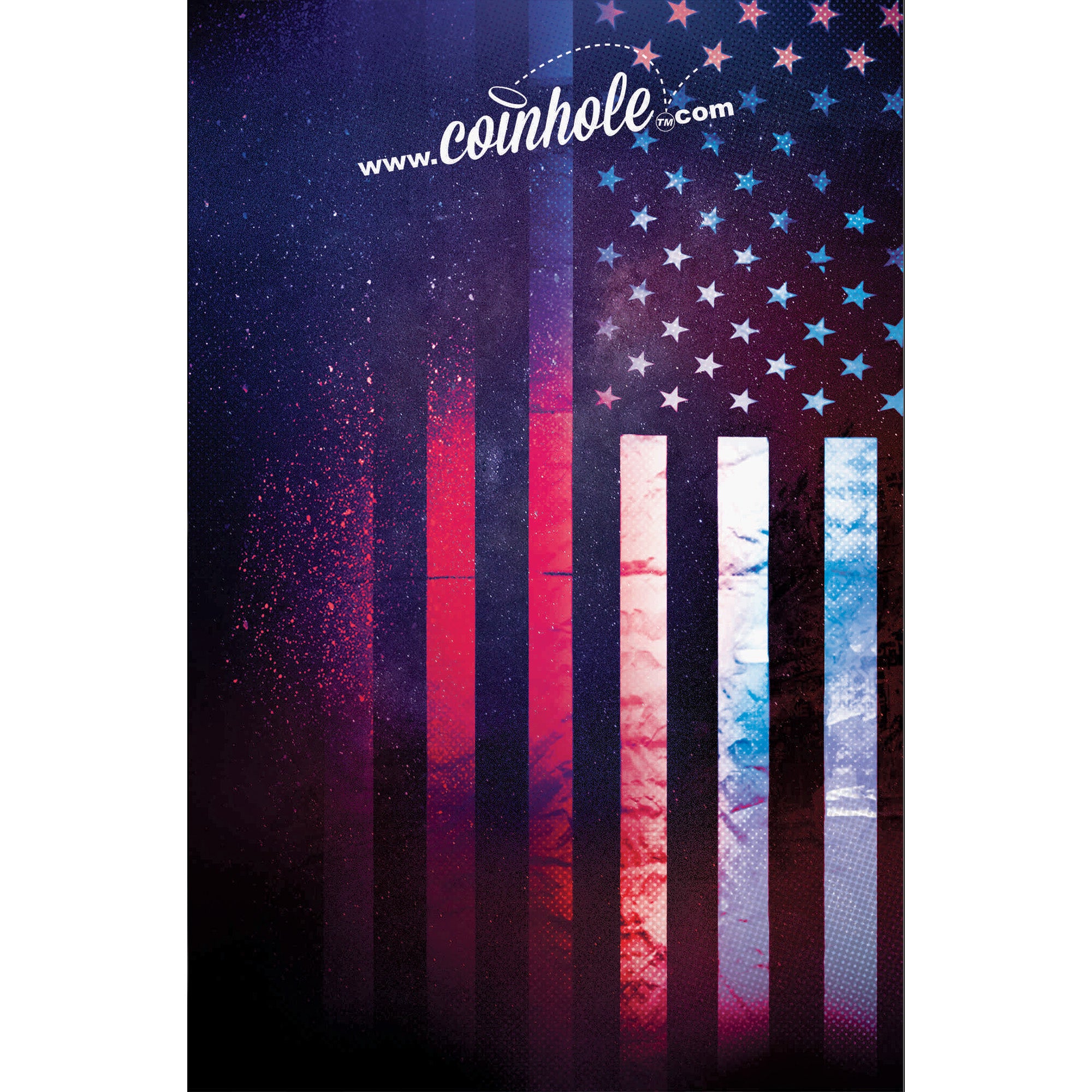 Textured American Flag Coinhole®