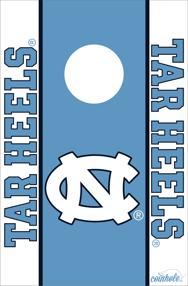 University of North Carolina Chapel Hill Locking NC Coinhole® Board