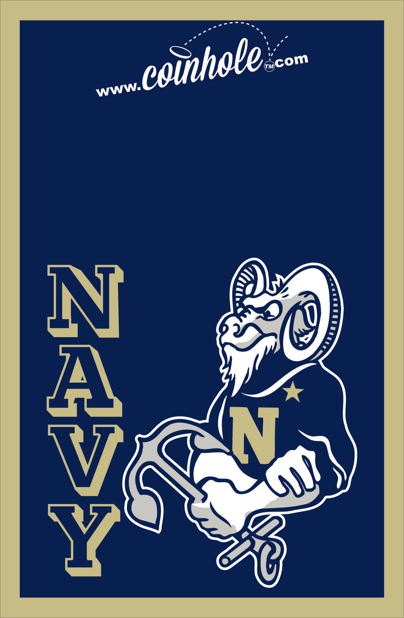 US Naval Academy Coinhole® Board