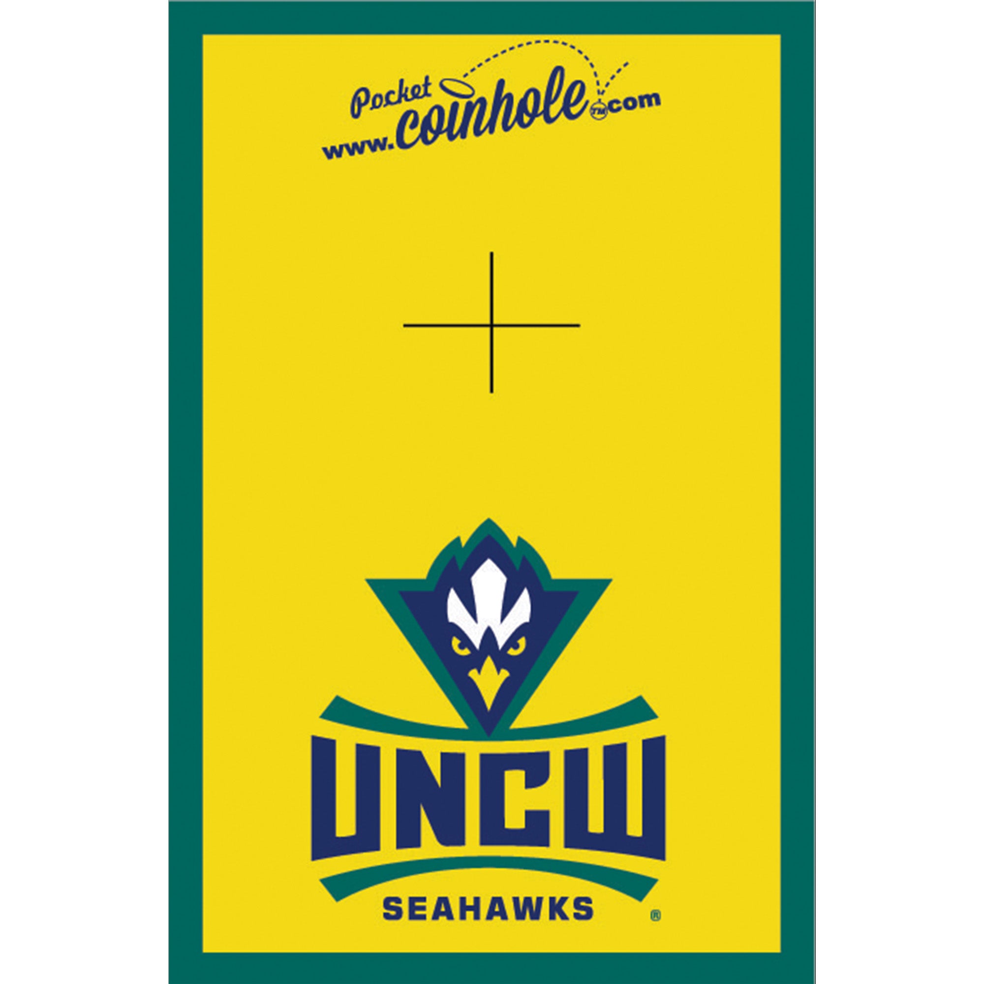 University of North Carolina Wilmington Yellow Coinhole®