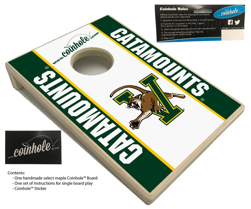 University of Vermont Coinhole Board