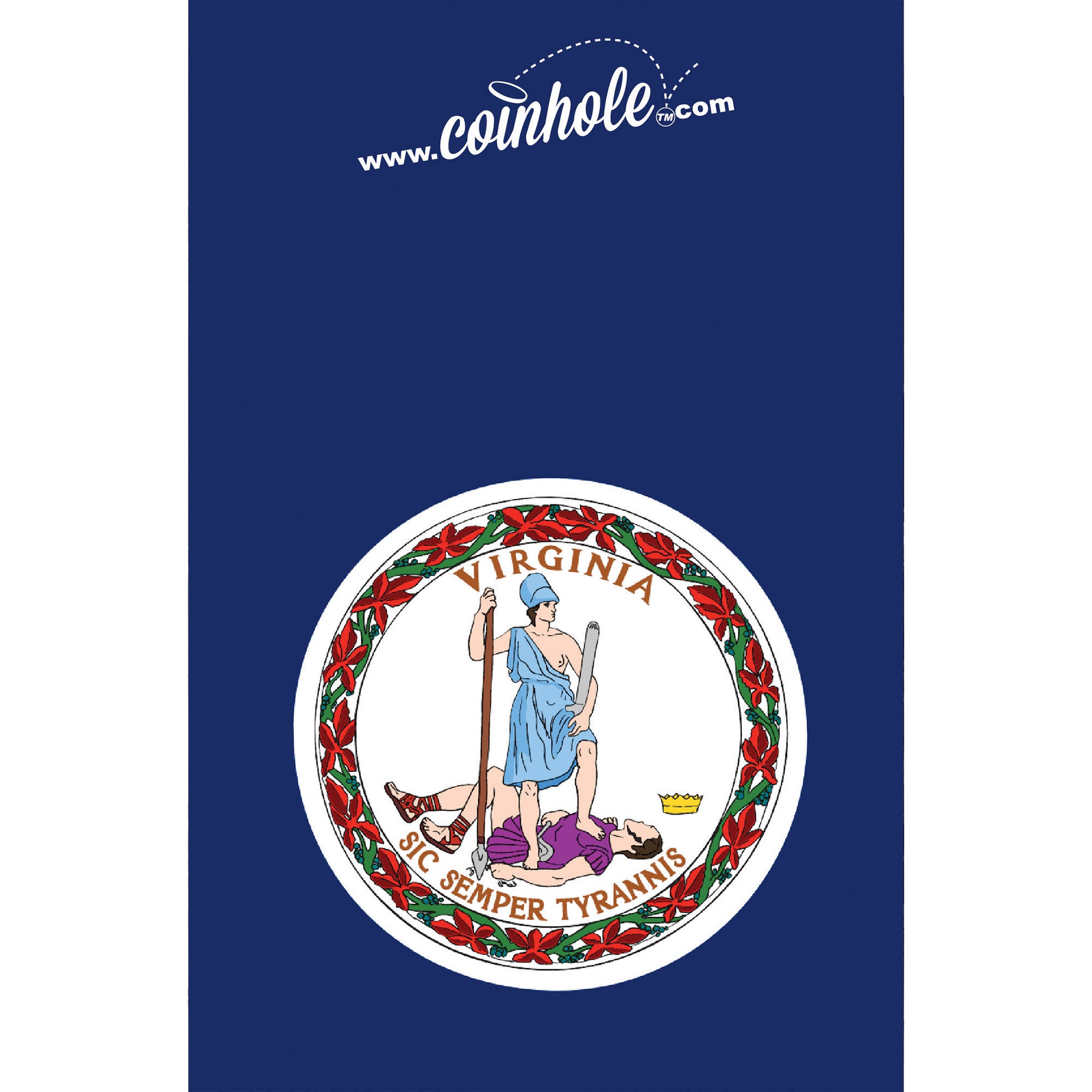 Virginia State Flag Coinhole®
