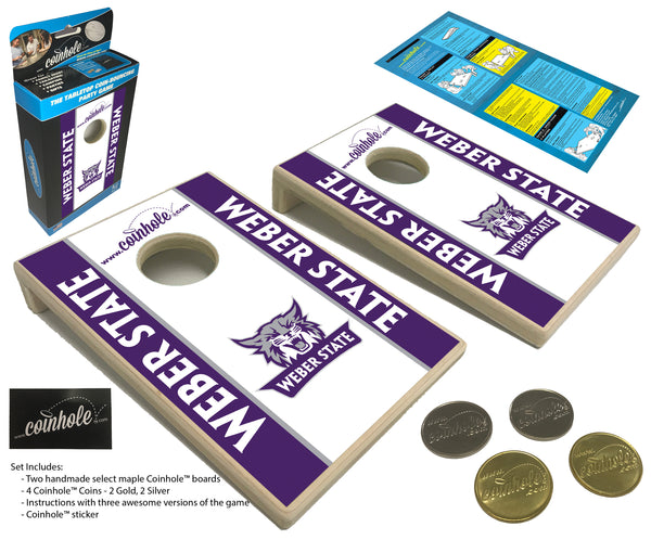 Weber State University Coinhole® Tabletop Game Set