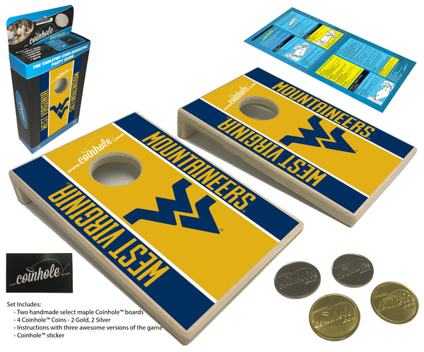 West Virginia University Coinhole® Tabletop Game Set