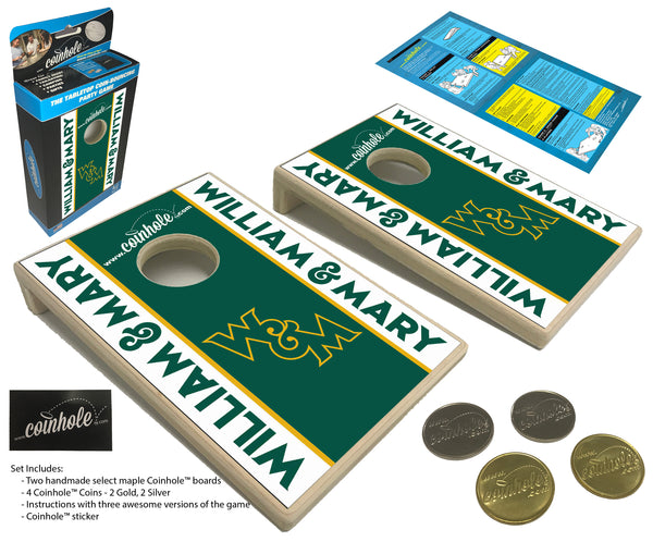 William & Mary Coinhole® Tabletop Game Set