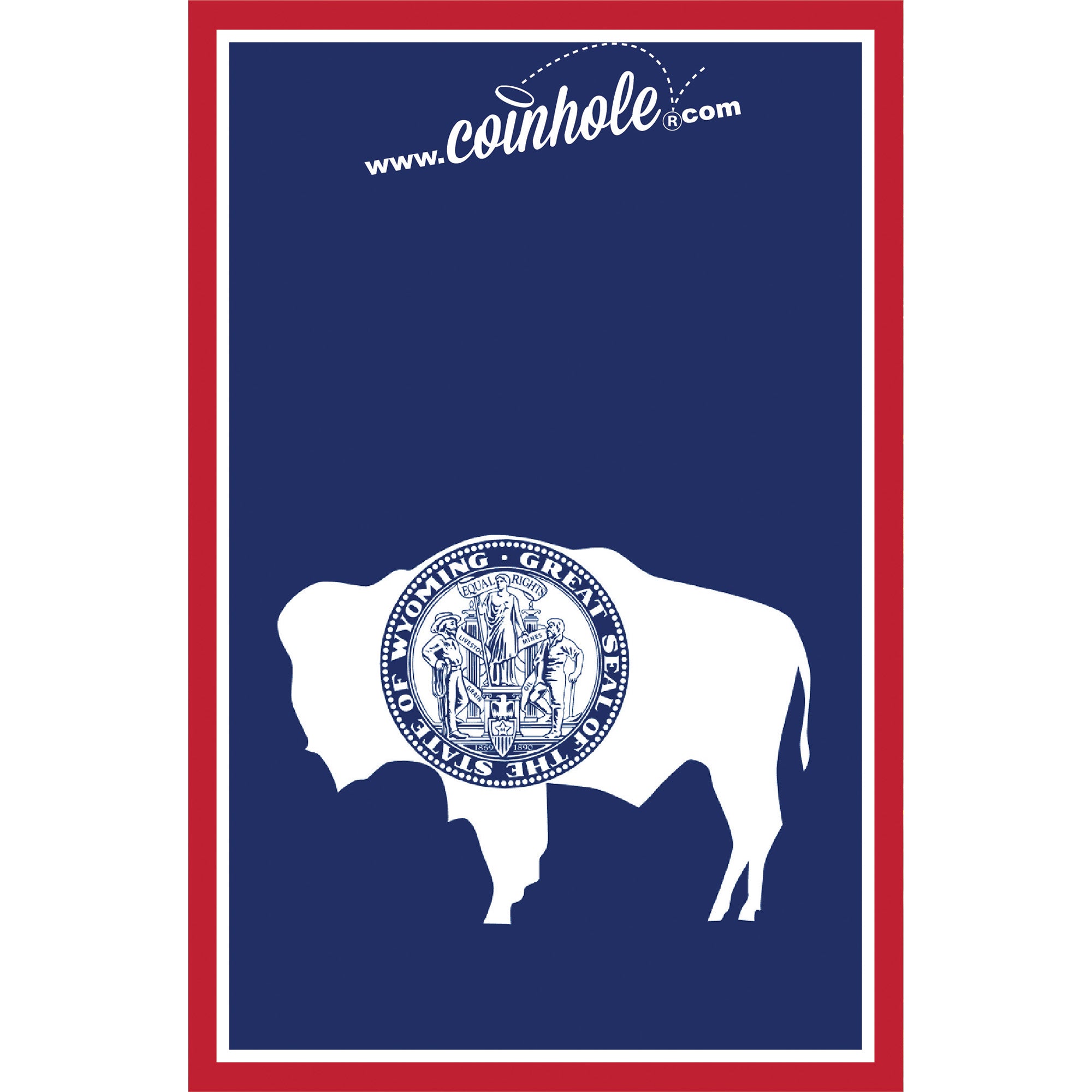Wyoming State Flag Coinhole®