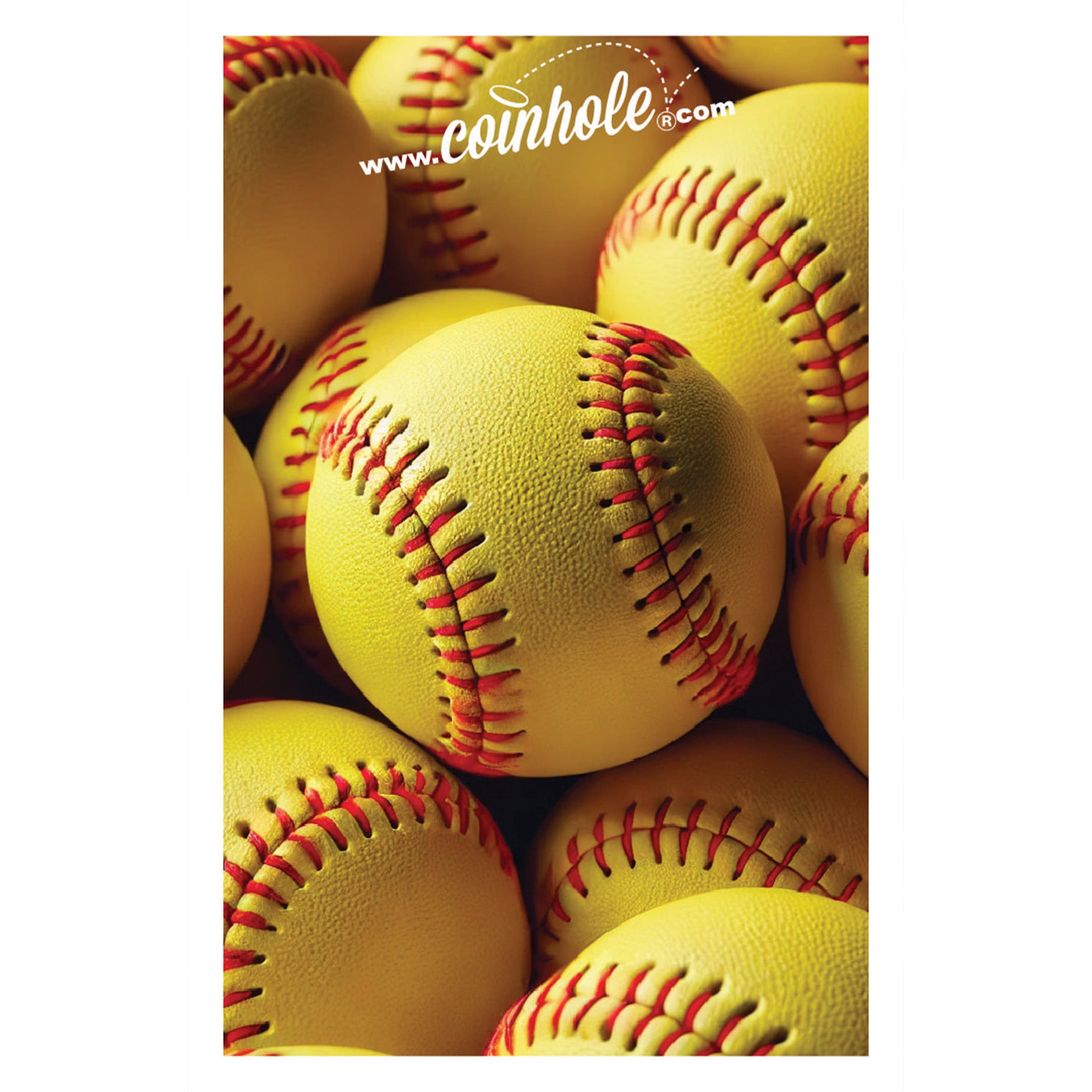 Yellow Softball Balls Coinhole®
