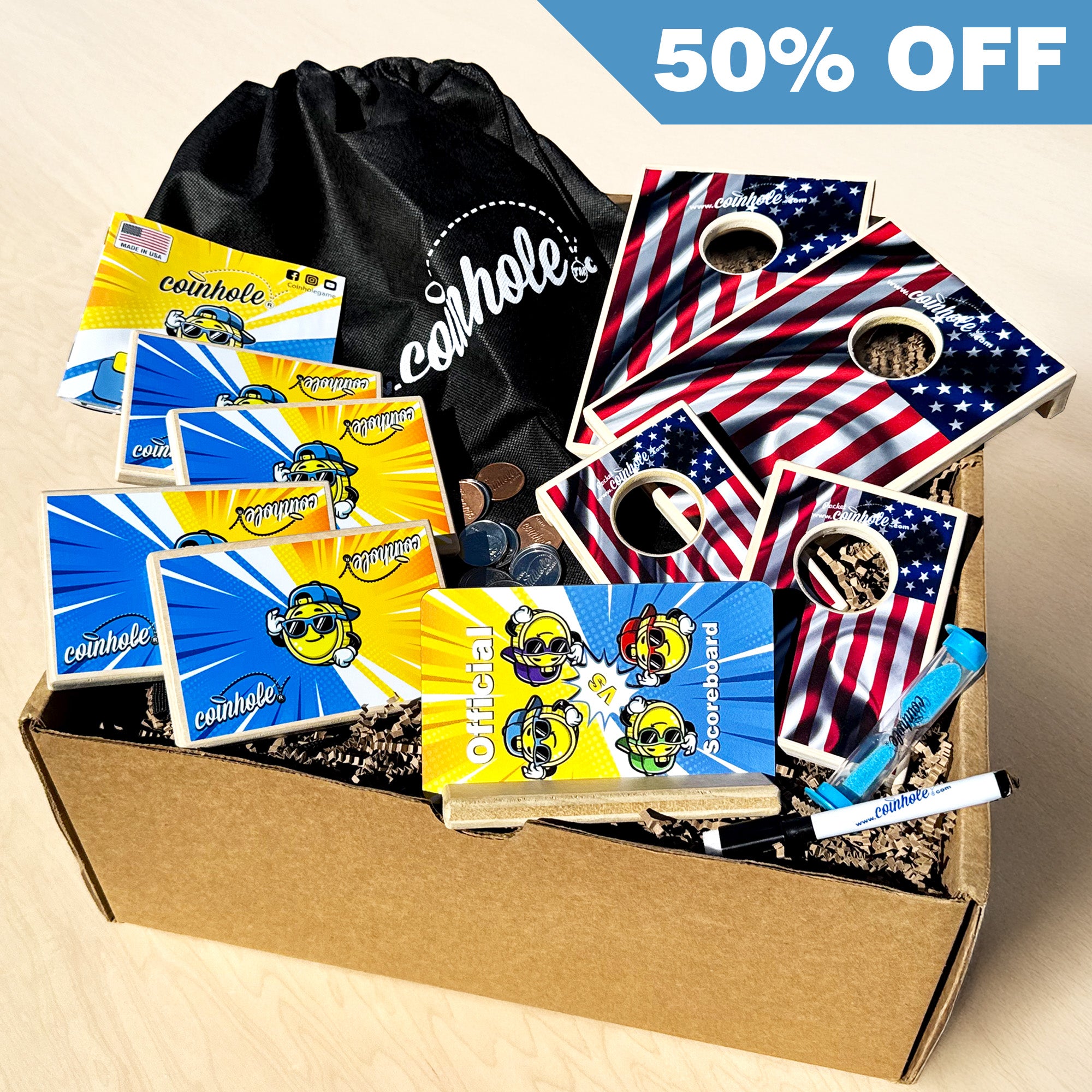All-American Coinhole® Complete Collection Bundle