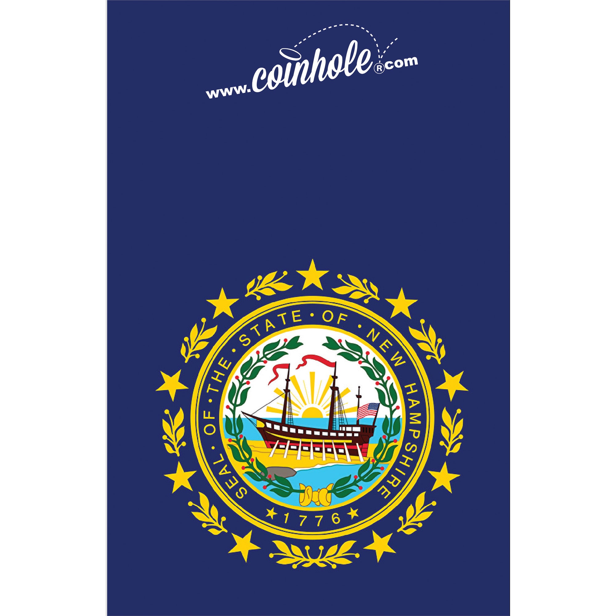 New Hampshire State Flag Coinhole®