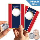 Blue and Red Stripe Coinhole®