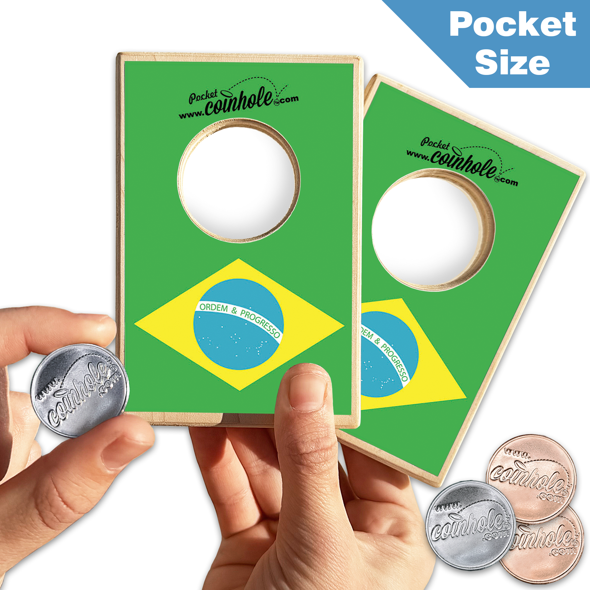 Brazil Flag Coinhole®