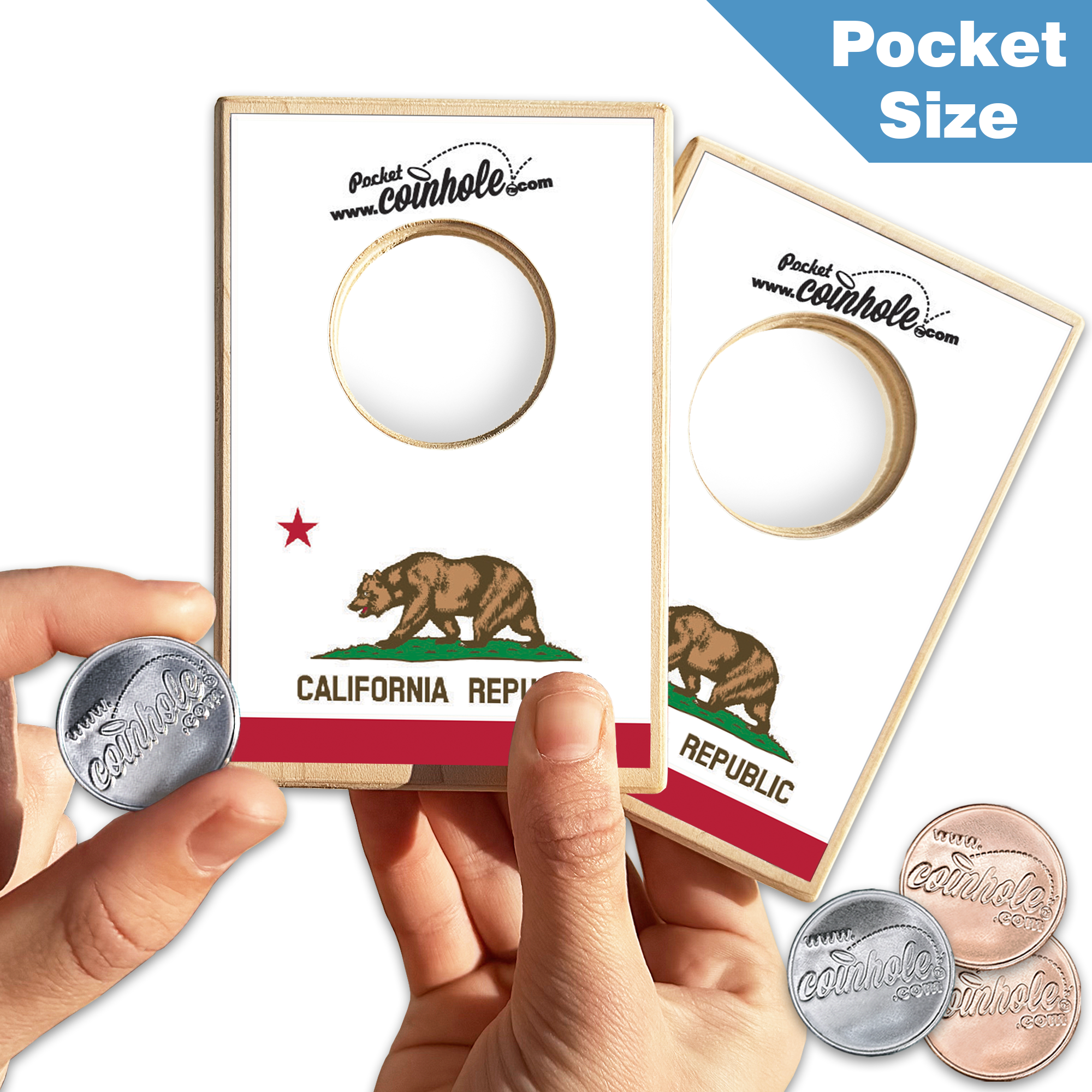 California State Flag Coinhole®