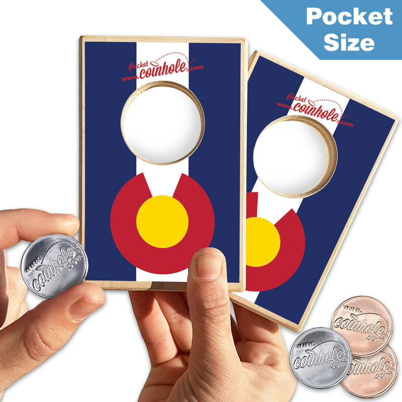 Colorado State Flag POCKET Coinhole®