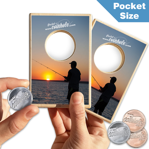 Fishing on the Beach POCKET Coinhole®