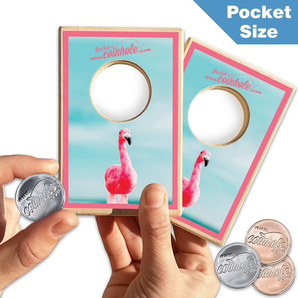 Flamingo POCKET Coinhole®