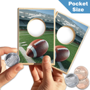 Football POCKET Coinhole®