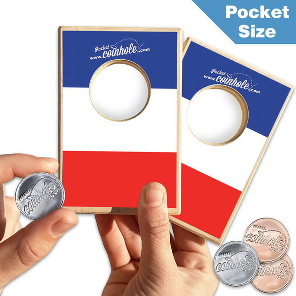 France Flag POCKET Coinhole®
