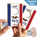 Iowa State Flag Coinhole®