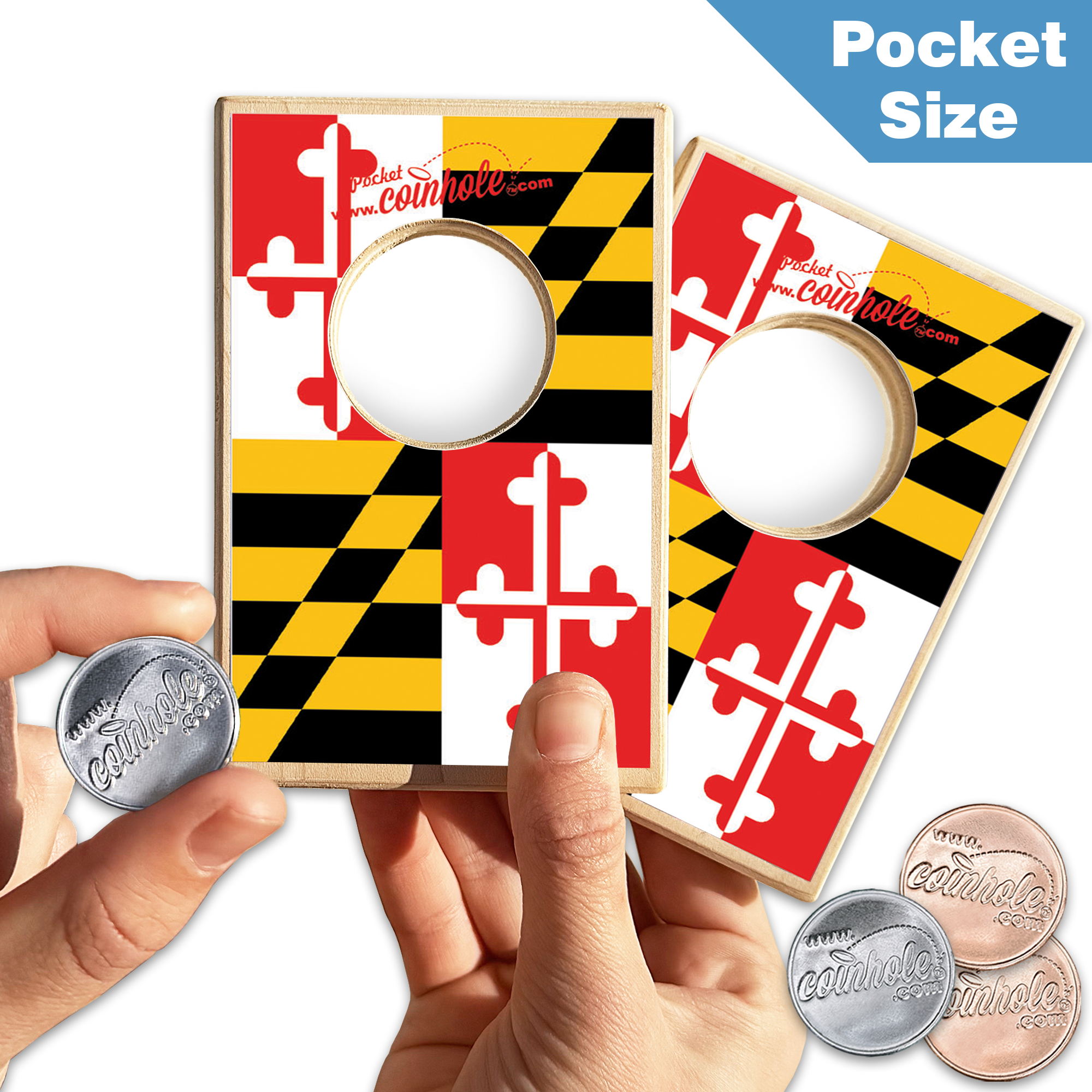 Maryland State Flag Coinhole®