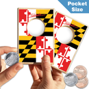 Maryland State Flag Coinhole®