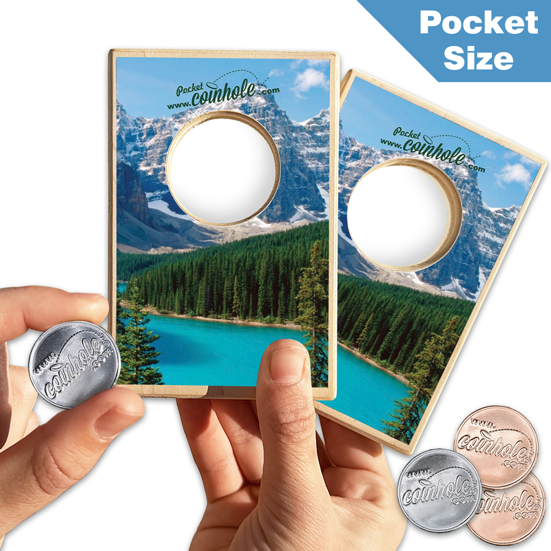 Mountain Scene POCKET Coinhole®