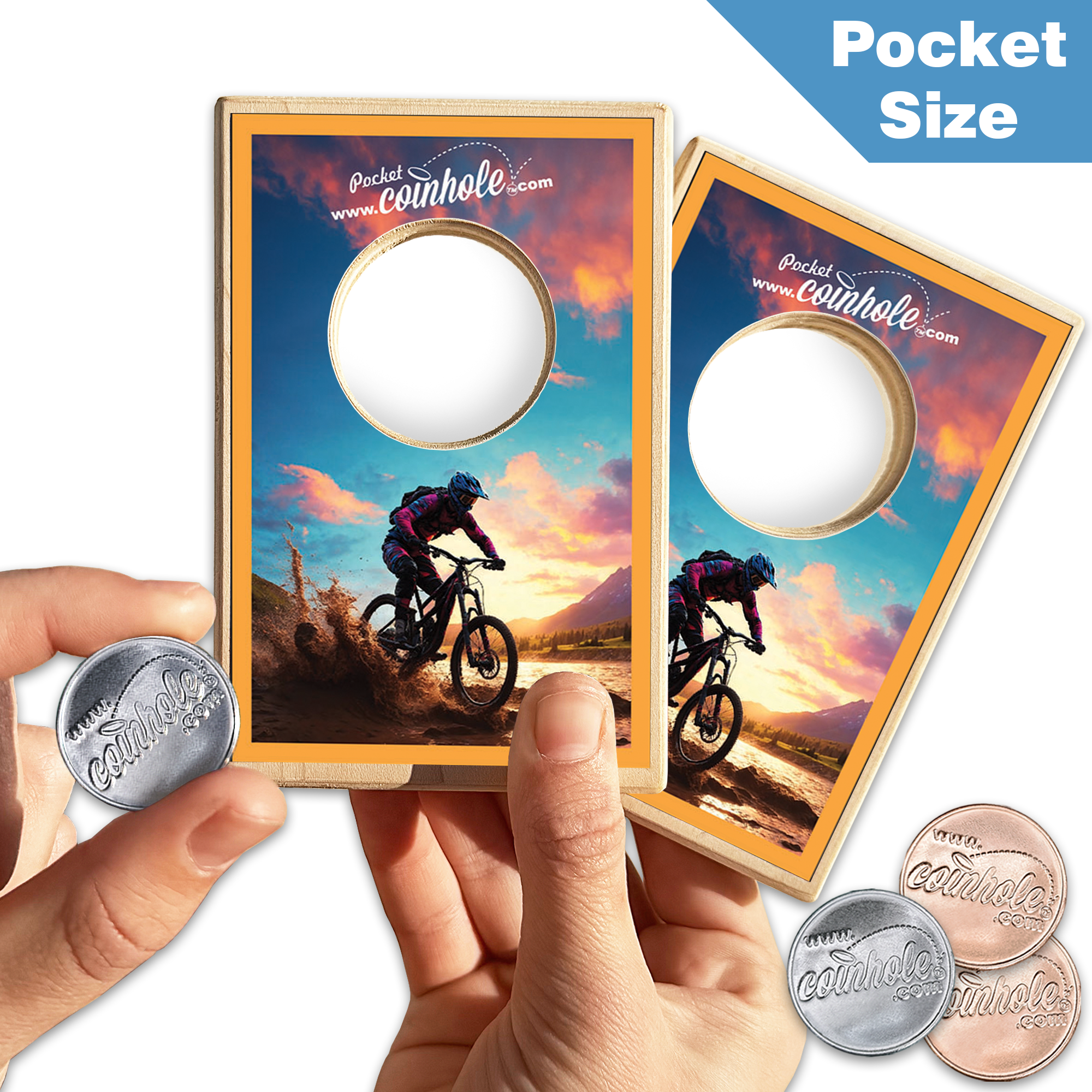 Mountain Biking Coinhole®