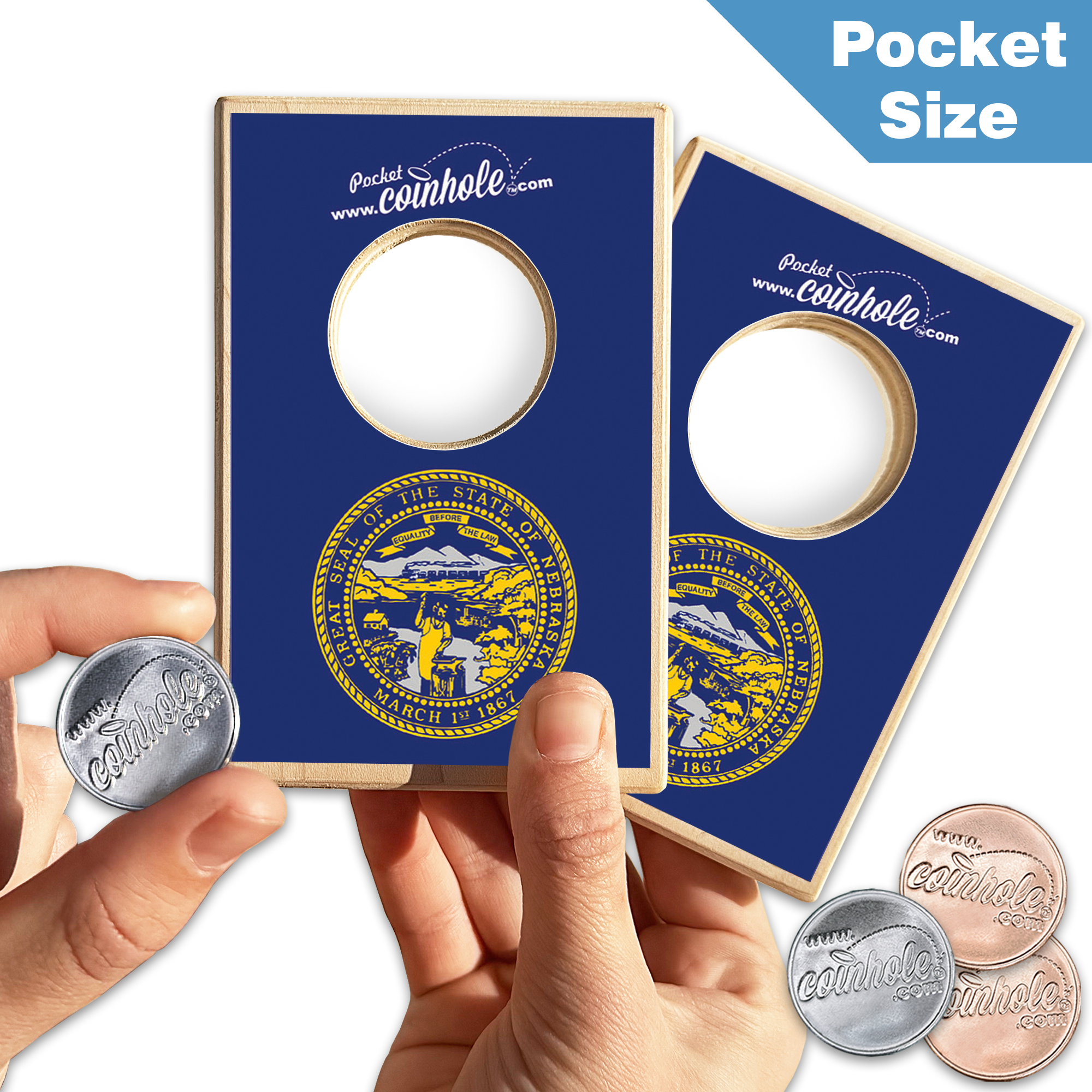Nebraska State Flag Coinhole®