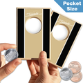 New Gold and Black Stripe Coinhole®