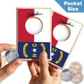 North Carolina State Flag Coinhole®