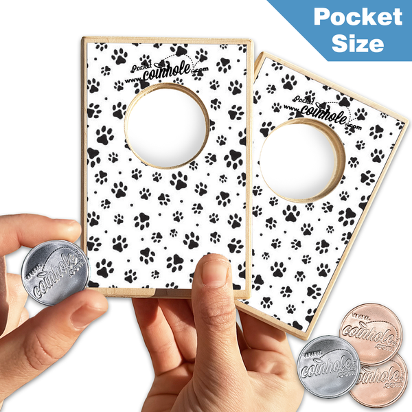 Paw Print POCKET Coinhole®